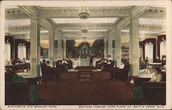 Auditorium and Banquet Room Kellogg Toasted Corn Flake Company Postcard