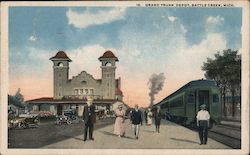 Grand Trunk Depot Battle Creek, MI Postcard Postcard Postcard