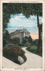 South Approach to Sanitarium Postcard