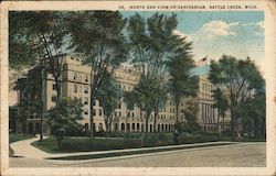 North End View of Sanitarium Postcard