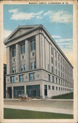 Masonic Temple Clarksburg, WV Postcard Postcard Postcard