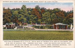 Rockwood Brick Tourist Camps Postcard