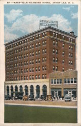 Asheville-Biltmore Hotel North Carolina Postcard Postcard Postcard