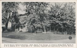 Tourist Rooms, Edward Plummer, Bath, Meals, Free Garage Medina, NY Postcard Postcard Postcard