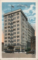 Hotel St. Paul, 1021 West Sixth St. Postcard