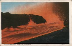 Volcano of Kilauea Hawaii National Park Postcard