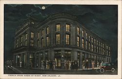 French Opera House by Night New Orleans, LA Postcard Postcard Postcard