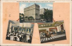Rogers Park Hotel Sheridan Road at Pratt Blvd. Postcard
