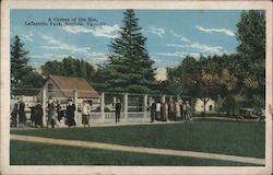 Corner of the Zoo, Lafayette Park Postcard