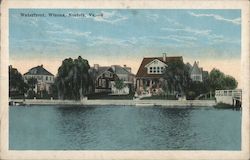 View of Waterfront, Winona Postcard