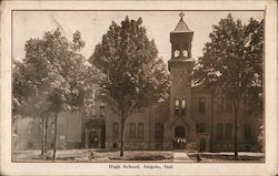 High School Angola, IN Postcard Postcard Postcard