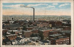 Bird's Eye View of Industrial Section Postcard
