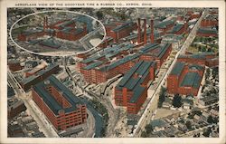 Aeroplane View of the Goodyear Tire & Rubber Company Akron, OH Postcard Postcard Postcard