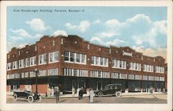 New Strasburger Building Parsons, KS Postcard Postcard Postcard