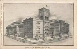 Gymnasium Baker University Postcard