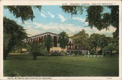 Hotel Wyoming and Portion of Grounds Orlando, FL Postcard Postcard Postcard