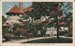 Joseph D. Oliver Residence Postcard