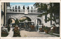 Entrance to Main Quarters, House of David Benton Harbor, MI Postcard Postcard Postcard