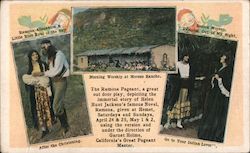 The Ramona Pageant, a great outdoor play, depicting the immoral story of Helen Hunt Jackson's famous Novel, Ramona Hemet, CA Pos Postcard