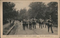 John Wanamaker Commercial Institute Cadets Island Heights, NJ Postcard Postcard Postcard