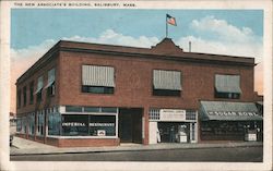 The New Associate's Building Salisbury, MA Postcard Postcard Postcard