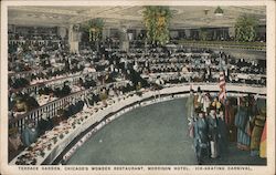 Terrace Garden, Chicago's Wonder Restaurant, Morrison Hotel, Ice-Skating Carnival Postcard