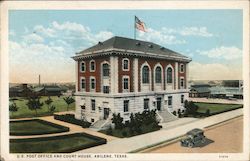 U.S. Post Office and Court House Abilene, TX Postcard Postcard Postcard