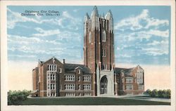 Oklahoma City College Postcard Postcard Postcard
