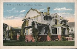 Residence of O.B. Kee Oklahoma City, OK Postcard Postcard Postcard