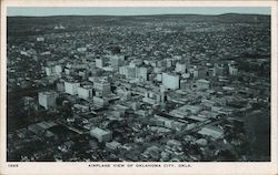 Airplane View Oklahoma City, OK Postcard Postcard Postcard