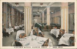 Oxford Hotel Coffee Shop Postcard