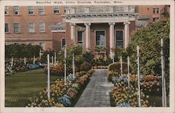 Beautiful Walk, Clinic Grounds Postcard