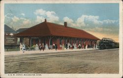 C.G.W. Depot Rochester, MN Postcard Postcard Postcard