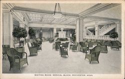 Waiting Room, Medical Block Rochester, MN Postcard Postcard Postcard