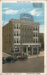 Hotel Martin - Opposite Mayo Clinic Postcard