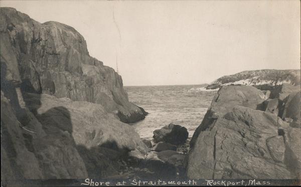 Shore on Straitsmouth Island Rockport Massachusetts