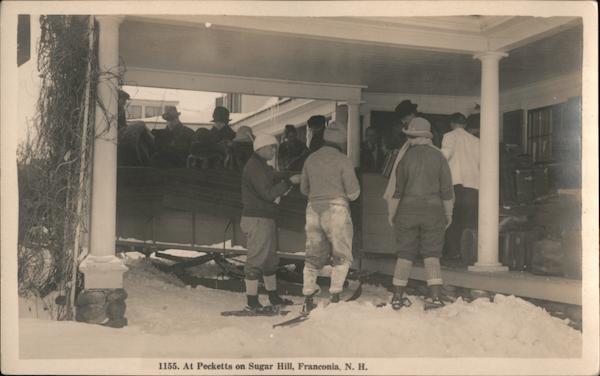 At Pecketts at Sugar hill Franconia New Hampshire