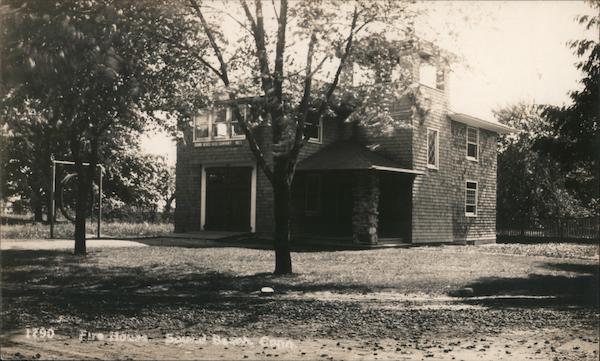 Exterior View of Sound Beach Fire House Greenwich Connecticut