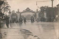 1923 Sather Gate at UC Berkeley, Marching Band Original Photograph