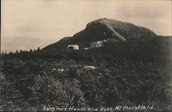 Summit House and Nose, Mt Mansfield Postcard