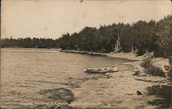 Shore at Eagle Camp South Hero, VT Postcard Postcard Postcard