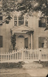 Colonial Doorway Postcard