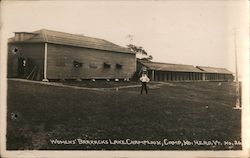 Women's Barracks, Lake Champlain Camp North Hero, VT Postcard Postcard Postcard