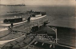 Boat Landing Leach lake Walker, MN Postcard Postcard Postcard