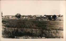 Birdseye View of Town Postcard