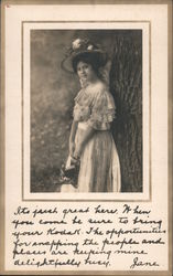 Woman with Camera J. G. Freeman & Co Kodak Postcard