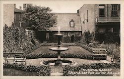 Memorial Garden Edgar Allen Poe Shrine Postcard