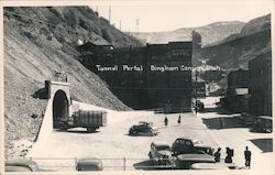 Tunnel Portal Bingham Canyon Postcard