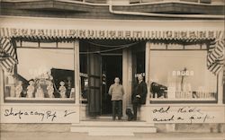 Drug Store, Soda Fountain, Coca Cola Sign Postcard