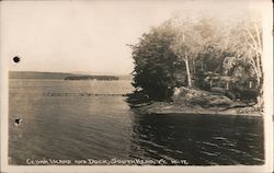 Cedar Island and Dock South Hero, VT Postcard Postcard Postcard